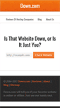 Mobile Screenshot of down.com