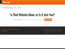 Tablet Screenshot of down.com